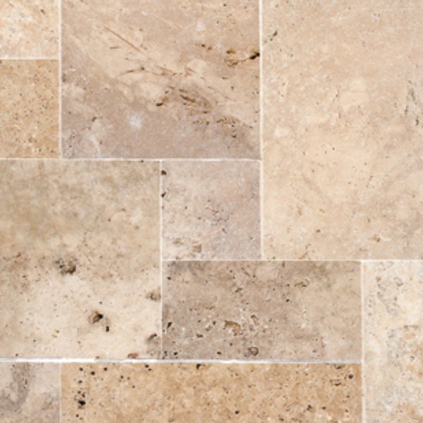 French Pattern Travertino Mix